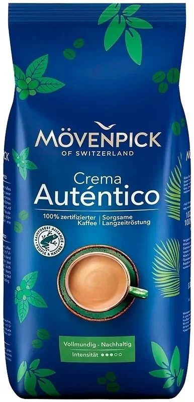 Кофе Movenpick Crema El Autentico зерно в пакете 1000 г