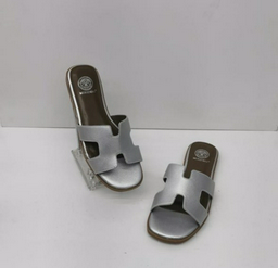 Шлепанцы Fashion серебристый