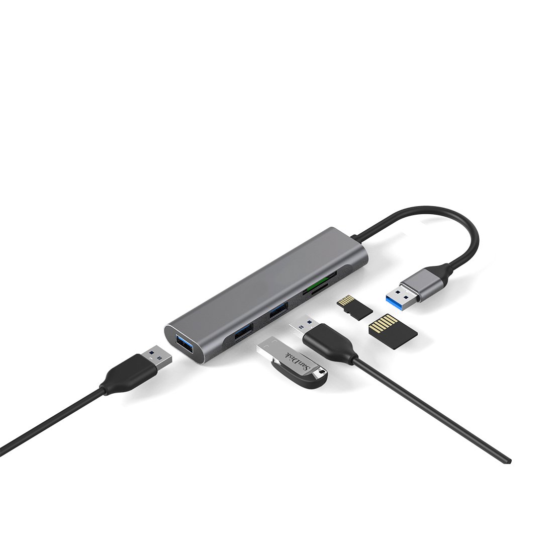USB Hub X-Game XGH-501 серый купить,NaN