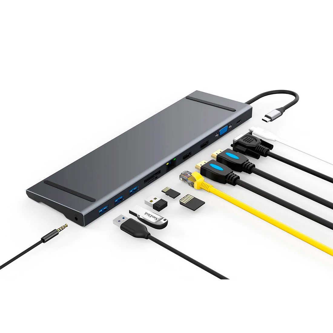 USB Hub X-Game XGH-1101 серый - ForteMarket USB Hub X-Game XGH-1101 серый купить,0