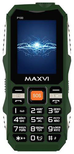 Мобильный телефон MAXVI P100 зеленый купить,NaN