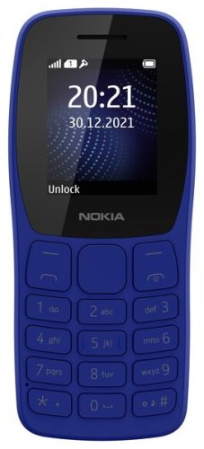 Мобильный телефон Nokia 105 SS 2022 синий