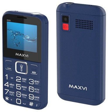Мобильный телефон MAXVI B200 синий купить,22890