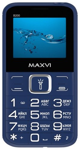Мобильный телефон MAXVI B200 синий