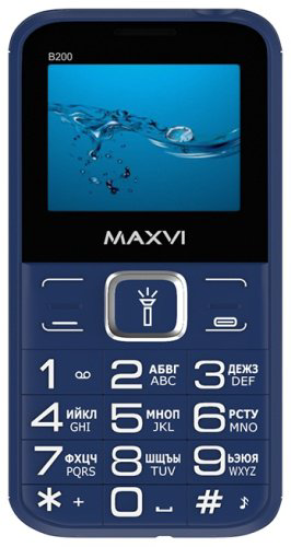 Мобильный телефон MAXVI B200 синий купить,22890