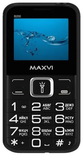Мобильный телефон MAXVI B200 черный купить,22890