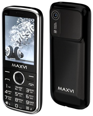 Мобильный телефон MAXVI P30 черный купить,NaN