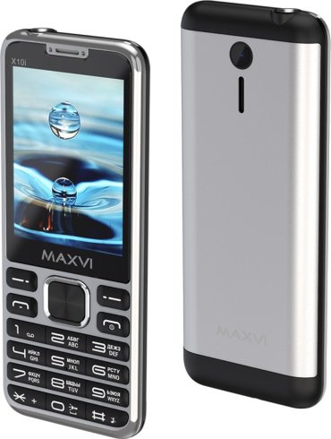 Мобильный телефон MAXVI X10i серебристый