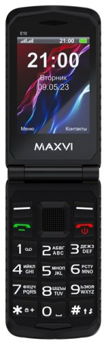 Мобильный телефон MAXVI E10 черный купить,NaN