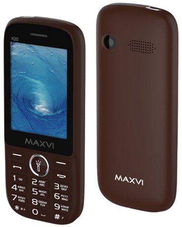 Мобильный телефон MAXVI K20 коричневый купить,NaN