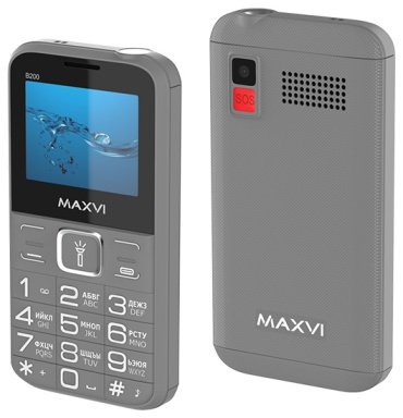 Мобильный телефон MAXVI B200 серый