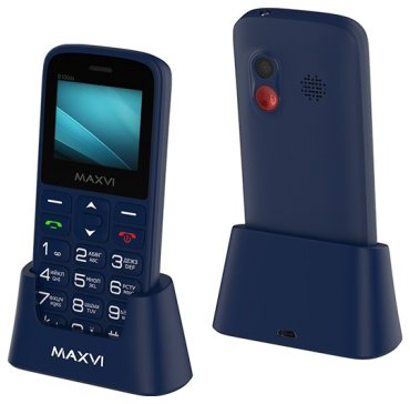 Мобильный телефон MAXVI B100ds синий купить,NaN