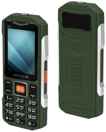 Мобильный телефон MAXVI T20 зеленый купить,NaN