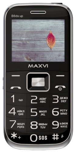 Мобильный телефон MAXVI B6ds up черный купить,NaN