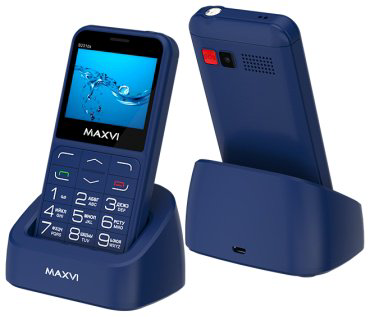 Мобильный телефон MAXVI B231DS синий купить,NaN