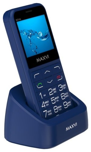 Мобильный телефон MAXVI B231DS синий купить,0
