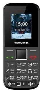 Мобильный телефон TeXet TM-206 черный