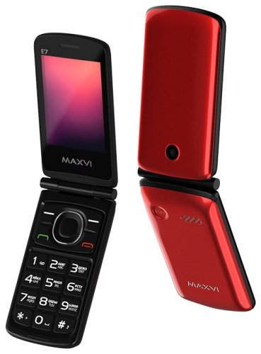 Мобильный телефон MAXVI Е7 красный