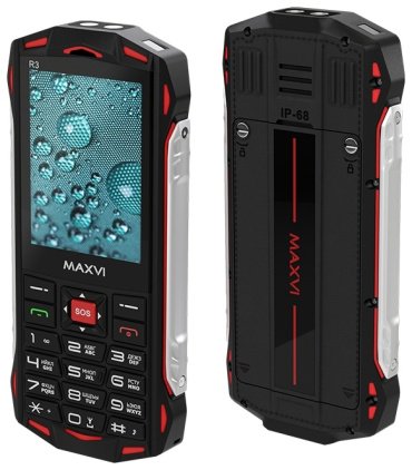 Мобильный телефон MAXVI R3 красный
