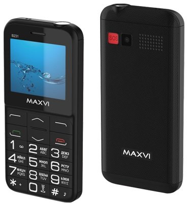 Мобильный телефон MAXVI B231 черный