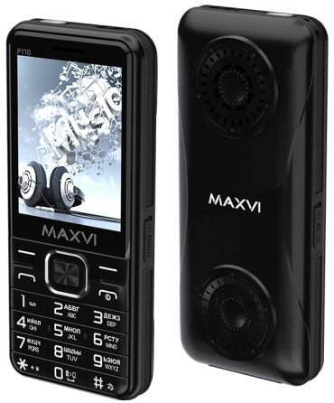 Мобильный телефон MAXVI P110 черный купить,NaN