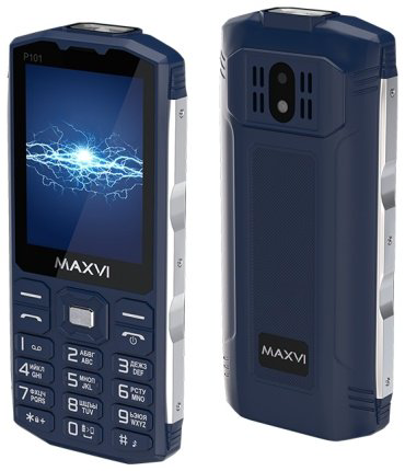 Мобильный телефон MAXVI P101 синий купить,NaN
