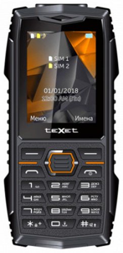 Мобильный телефон teXet TM-519R черный-красный