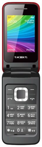 Мобильный телефон TeXet TM-204 красный