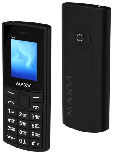 Мобильный телефон MAXVI C40 черный купить,NaN