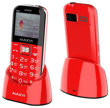 Мобильный телефон MAXVI B6ds красный купить,NaN