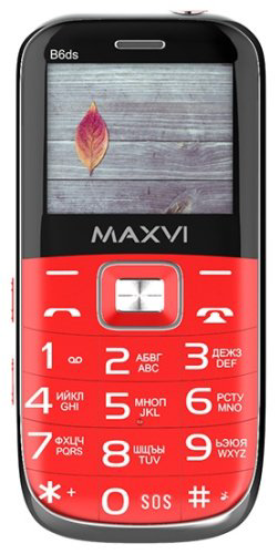 Мобильный телефон MAXVI B6ds красный купить,NaN