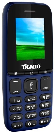 Мобильный телефон OLMIO A15 синий купить,0