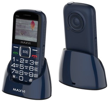 Мобильный телефон MAXVI B5ds синий
