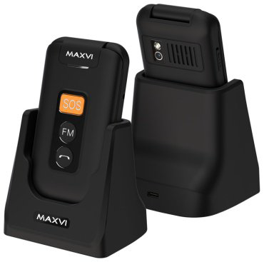 Мобильный телефон MAXVI E5 up черный купить,NaN
