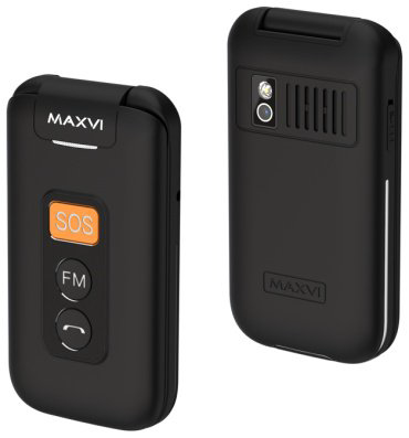 Мобильный телефон MAXVI E5 up черный купить,NaN