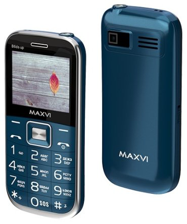 Мобильный телефон MAXVI B6ds up голубой купить,NaN