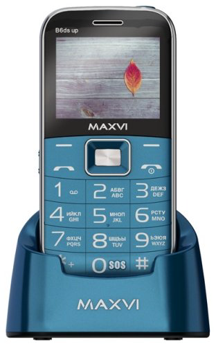 Мобильный телефон MAXVI B6ds up голубой купить,NaN