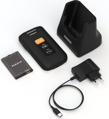 Мобильный телефон MAXVI E5 up черный купить,NaN