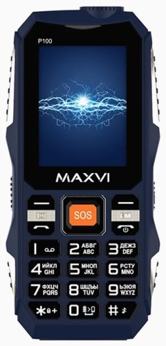 Мобильный телефон MAXVI P100 синий - ForteMarket Мобильный телефон MAXVI P100 синий купить,0