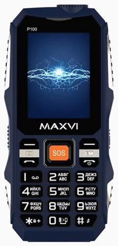 Мобильный телефон MAXVI P100 синий купить,NaN