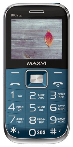 Мобильный телефон MAXVI B6ds up голубой купить,NaN