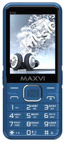 Мобильный телефон MAXVI P110 синий купить,0