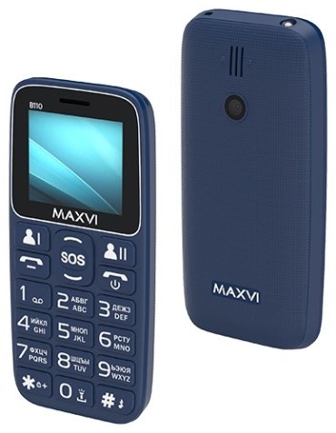 Мобильный телефон MAXVI B110 синий