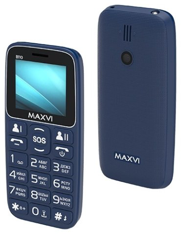 Мобильный телефон MAXVI B110 синий купить,19890