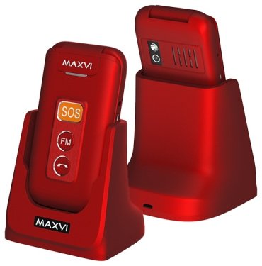 Мобильный телефон MAXVI E5 красный купить,0