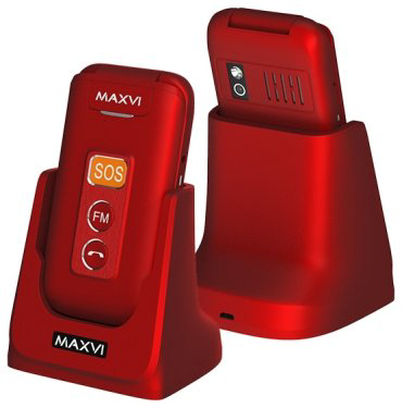 Мобильный телефон MAXVI E5 красный купить,NaN