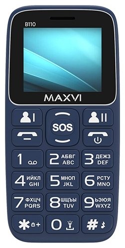 Мобильный телефон MAXVI B110 синий - ForteMarket Мобильный телефон MAXVI B110 синий купить,0