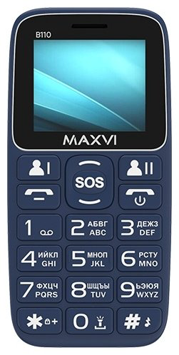 Мобильный телефон MAXVI B110 синий купить,19890