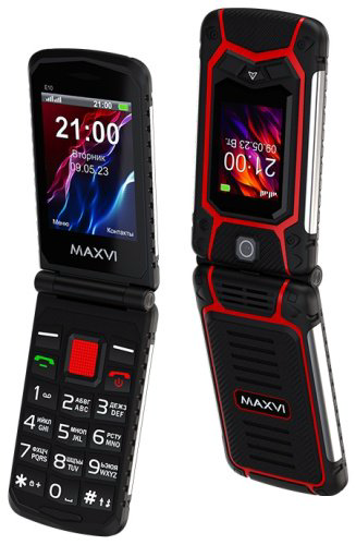 Мобильный телефон MAXVI E10 красный купить,NaN