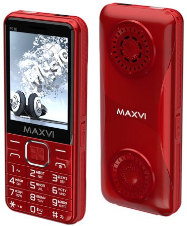 Мобильный телефон MAXVI P110 красный купить,NaN